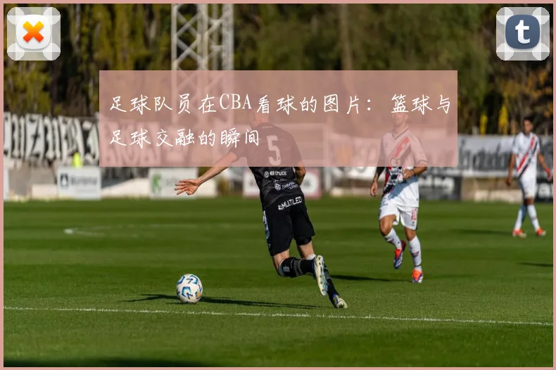 足球队员在CBA看球的图片：篮球与足球交融的瞬间